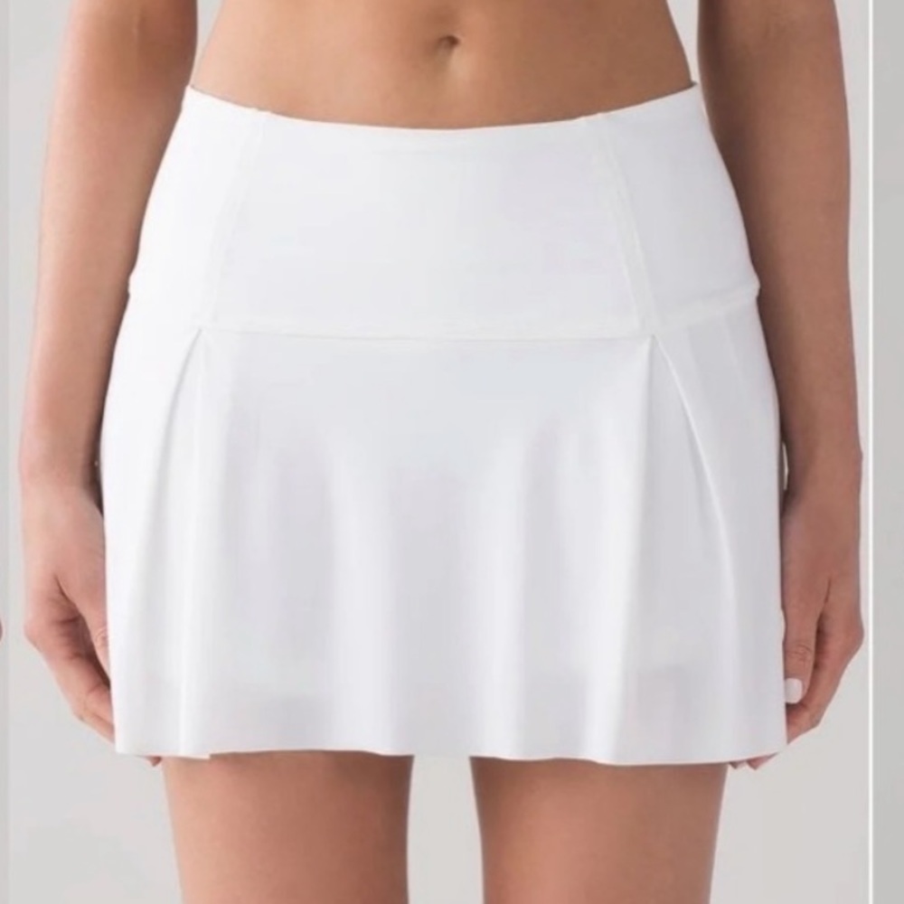Lululemon 6 Lost in Pace White Skirt Skort